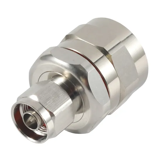 DIN 7/16 Female to 7/16 Male RF Coaxial Adapter