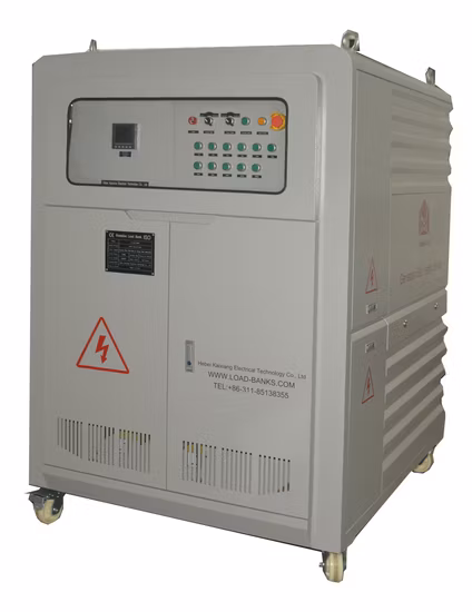 Banque de charge factice de batterie 48V 600A, banque de charge inductive résistive 400V 600kw