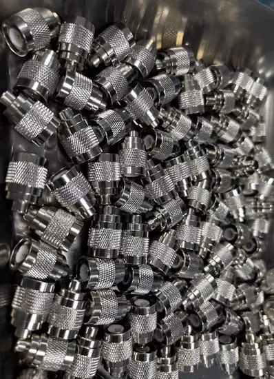 Charge factice de terminateur coaxial RF mâle TNC 18g, corps en acier inoxydable de 2 watts, faible Vswr