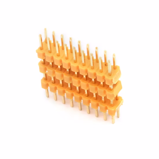 Connecteur à 16 broches à double rangée, type DIP, série N, pas de 2,54 mm